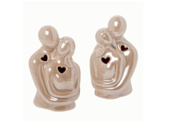 Regali e Bomboniere - Prodotti - Matrimonio - 9.5CM - ABBRACCIO COPPIA LED ASSORTITI
