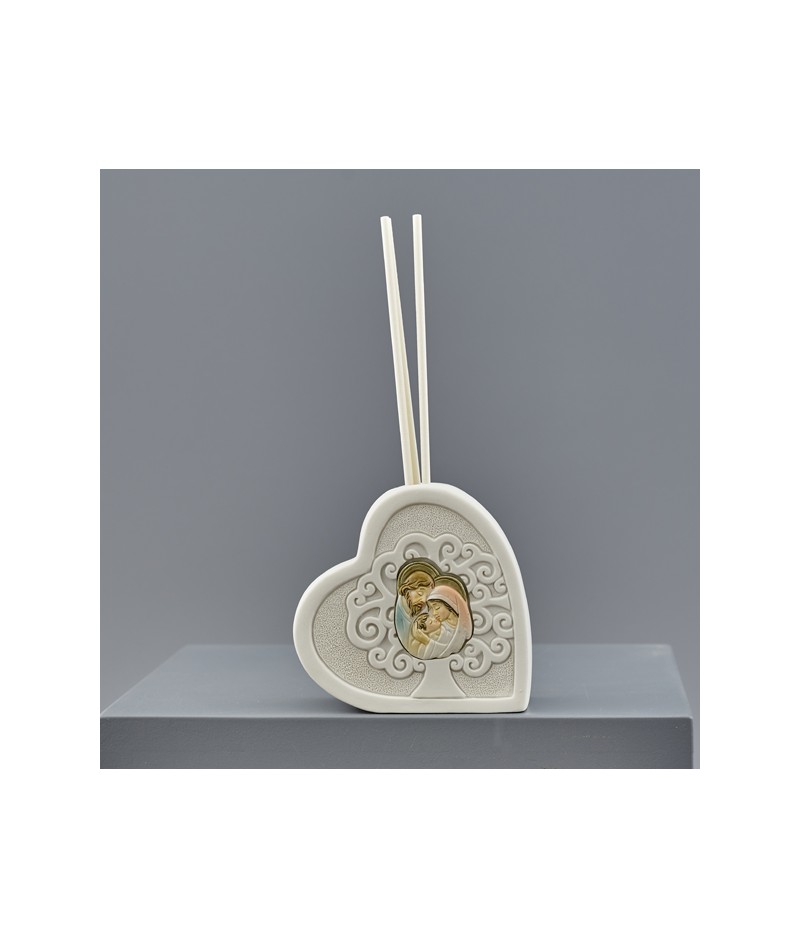 Regali e Bomboniere - Prodotti - Profumatori - PROFUMATORE ALBERO RESINA SACRA FAMIGLIA 8X3X7,8CM 