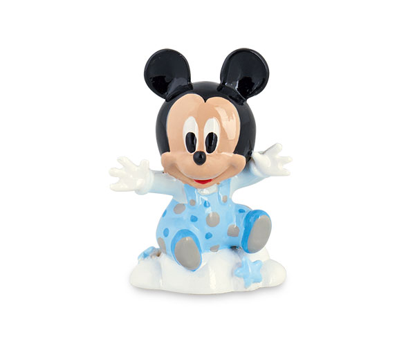 Regali e Bomboniere - Prodotti - Bomboniere Disney e cartoni - Mickey baby RESINA SU NUVOLA 5CM 