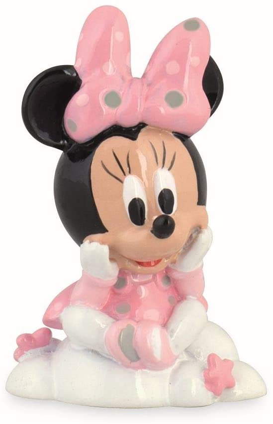 Regali e Bomboniere - Prodotti - Bomboniere Disney e cartoni - MINNIE ROSA SU NUVOLA 5CM RESINA 