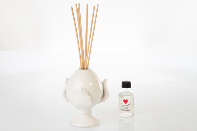 Regali e Bomboniere - Prodotti - Cuorematto SOLIDALE - PUMO 12 CM - BIANCO PROFUMATORE CON BOX