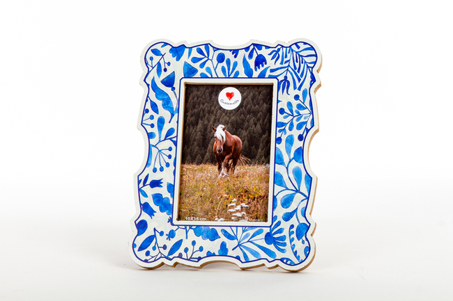 Regali e Bomboniere - Prodotti - Cuorematto SOLIDALE - P/FOTO CELESTE 10X15INT CUORSOAVE CON BOX