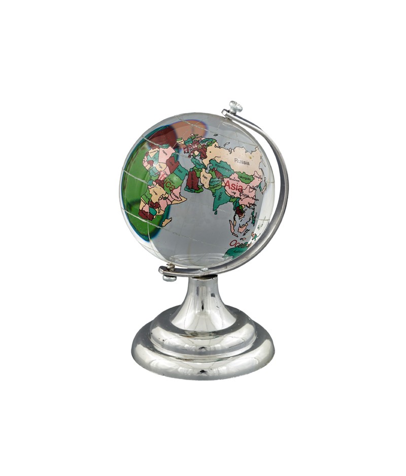 Regali e Bomboniere - Prodotti - Mappamondo - -5X5X8CM- GLOBO VETRO COLORATO 
