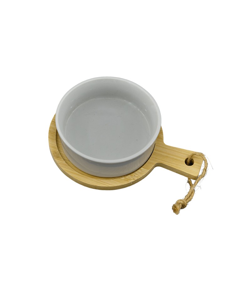 Regali e Bomboniere - Prodotti - Bomboniere Utili - -16,5X12X3,6CM- WHITE CIOTOLA TONDA GRANDE 