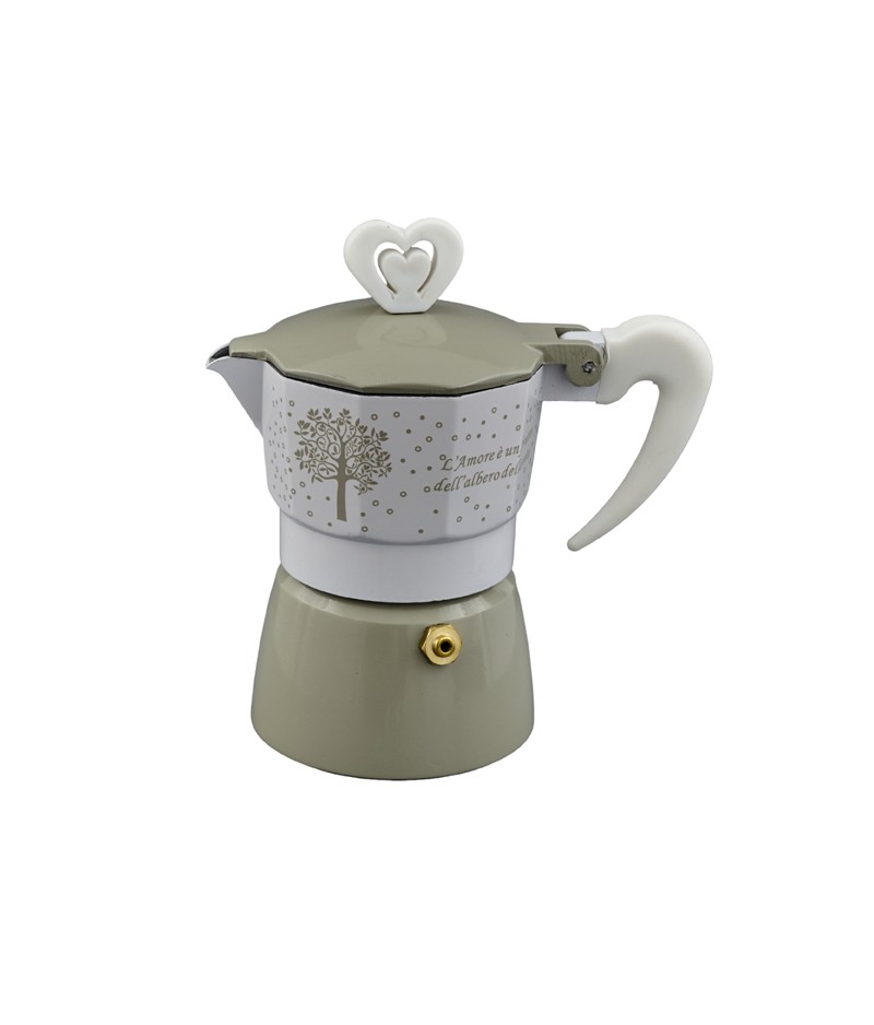 Regali e Bomboniere - Prodotti - Bomboniere Utili - -9X7,5X14CM- ALBERO TORTORA CAFFETTIERA 1 TAZZA 