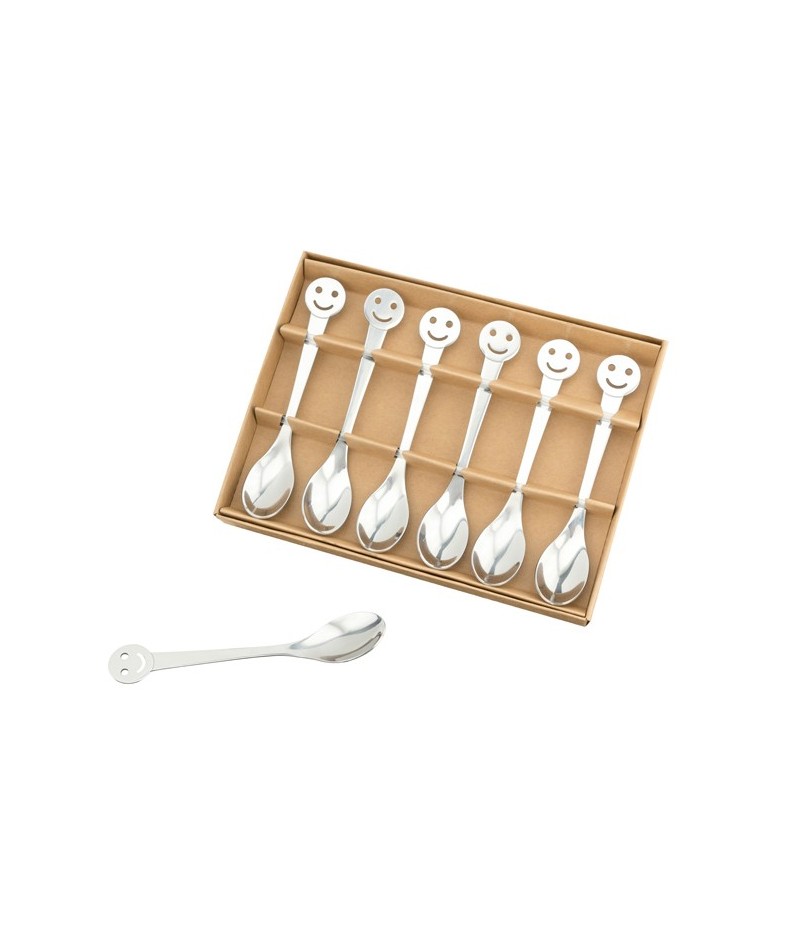 Regali e Bomboniere - Prodotti - Bomboniere Utili - -14,5CM- SET 6 CUCCHIAINI CON BOX