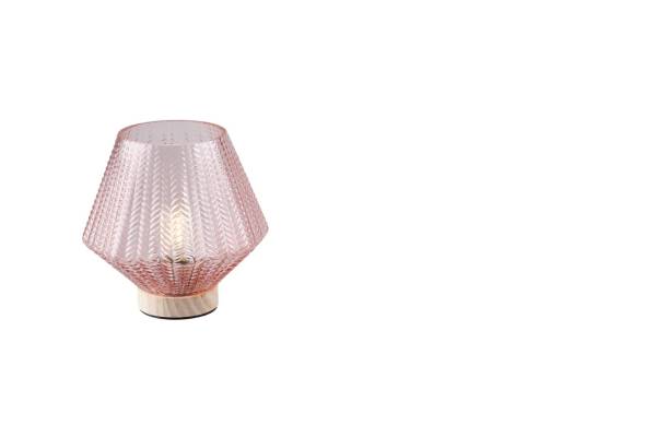 Regali e Bomboniere - Prodotti - Matrimonio - D12.5X18CM - LAMPADA IN VETRO ROSA 