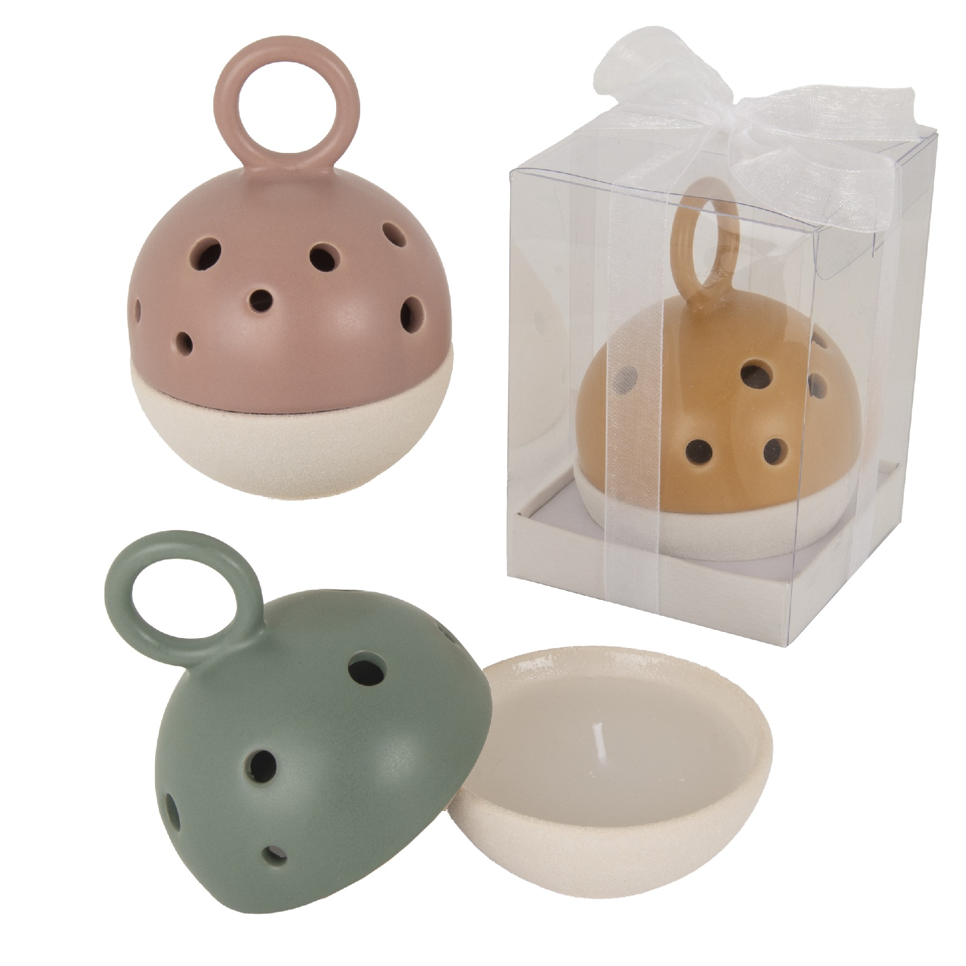 Regali e Bomboniere - Prodotti - Matrimonio - 8X11CM - ANELLO CANDELA ASSORTITI CON BOX