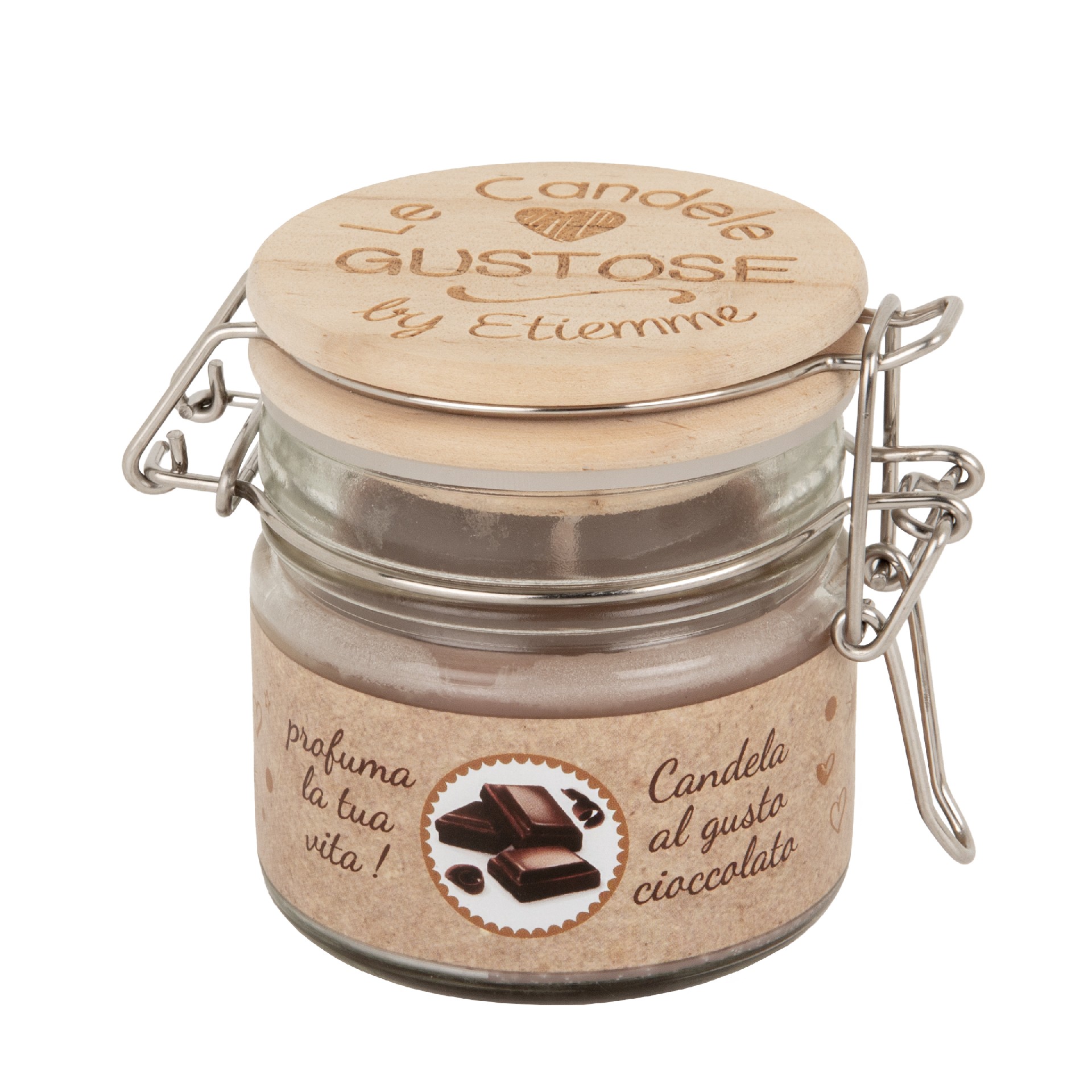 Regali e Bomboniere - Prodotti - Matrimonio - 7.5CM - GUSTO CANDELA CIOCCOLATO