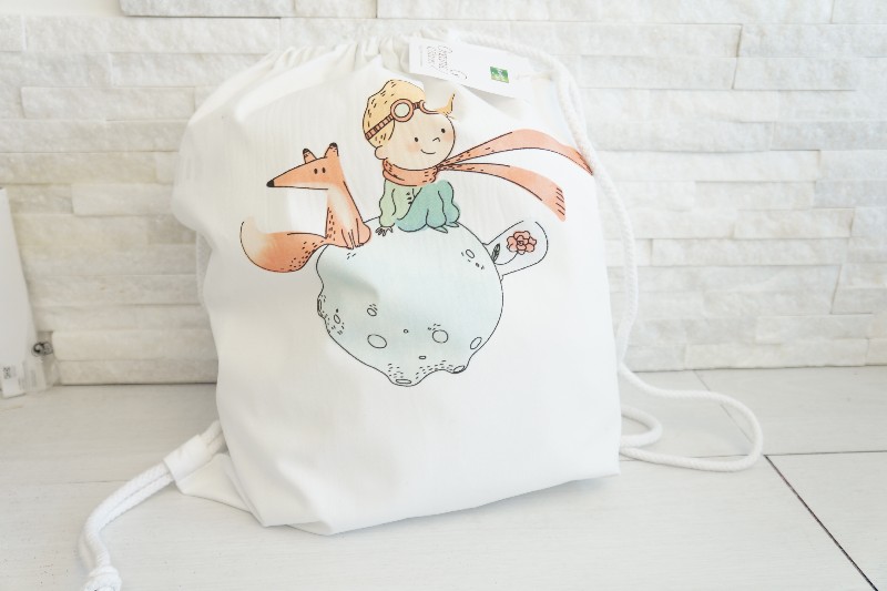 Regali e Bomboniere - Prodotti - ABBIGLIAMENTO Personalizzato - SACCA Organic Premium Cotton Gymsac 37X46CM PERSONALIZZATA