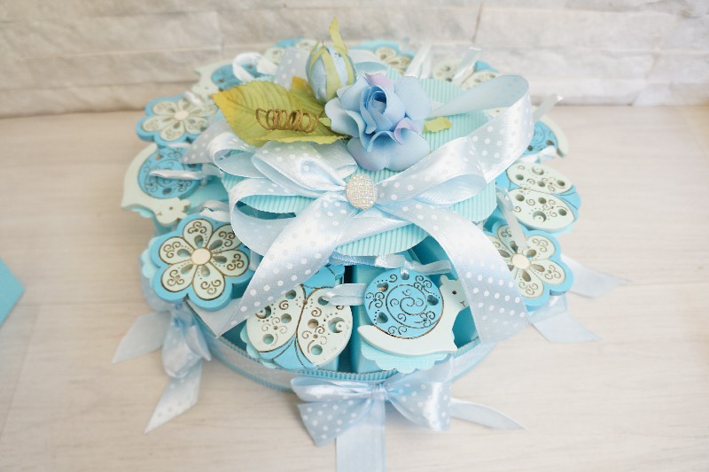 Regali e Bomboniere - Prodotti - Torta Bomboniera - CHIOCCIOLA COCCINELLA E FIORE 6,5CM RESINA ASSORTITI