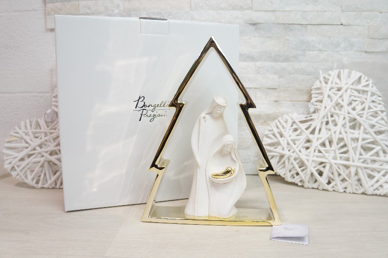 Regali e Bomboniere - Prodotti - Memory Regalo - ALBERO ORO POLVERE DI MARMO H30CM CON BOX