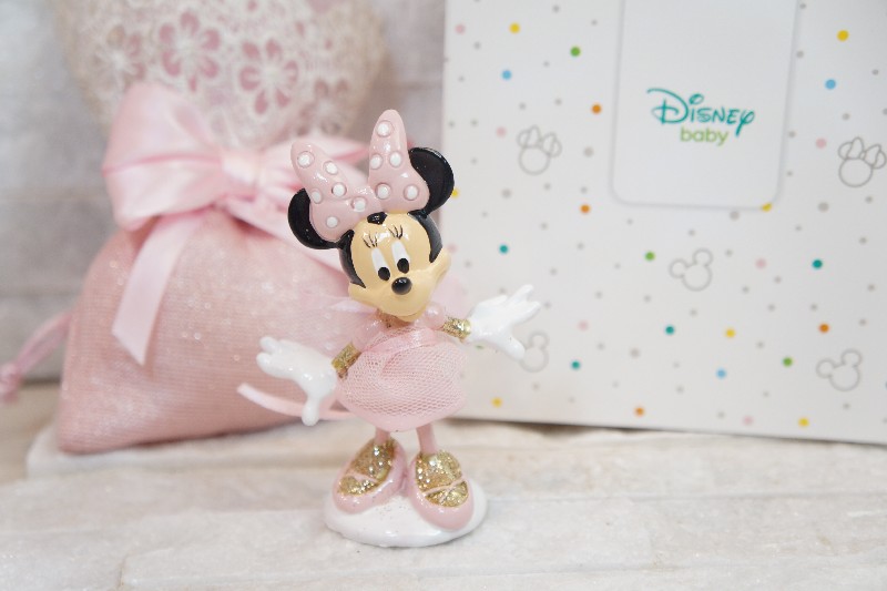 Bomboniere Disney E Cartoni - Minnie Ballerina Resina Con Tutu In Tulle 9cm  E Shopper 72 - Dolci Ricordi Bomboniere - Dettaglio prodotto