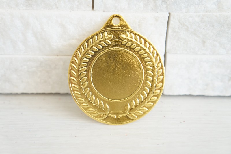 Regali e Bomboniere - Prodotti - Premiazioni Sportive  - MEDAGLIA IRON MEDAL MOD. G DIAM. 50MM GOLD 