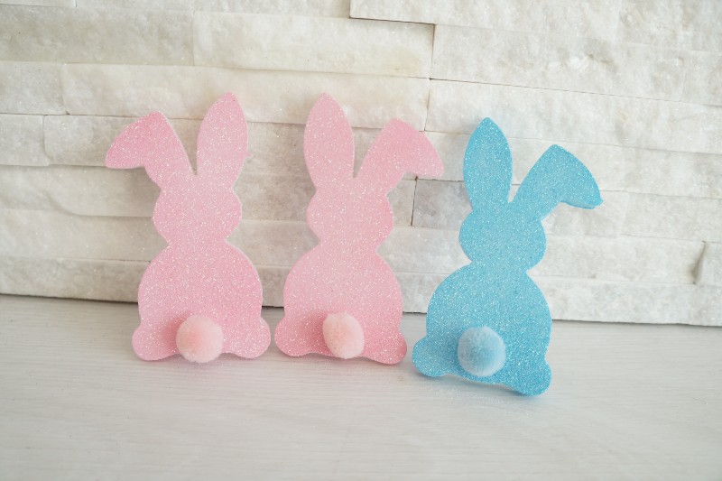 Regali e Bomboniere - Prodotti - Pasqua - CONIGLIETTO 15CM CON PONPON COME CODINO 