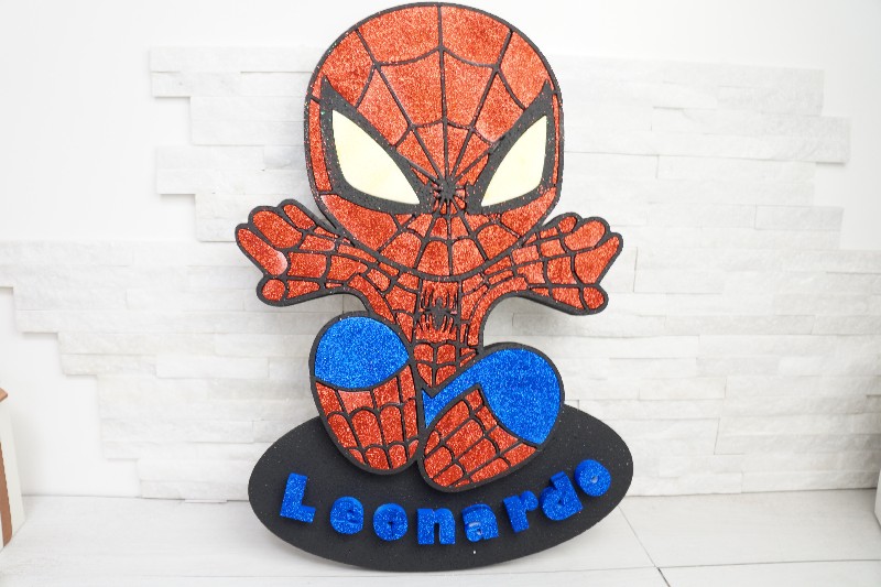 Regali e Bomboniere - Prodotti - FIOCCHI NASCITA  - SPIDERMAN BABY PERSONALIZZABILE CON NOME A SCELTA 45CM 