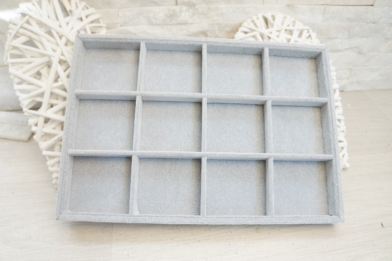 Regali e Bomboniere - Prodotti - ESPOSITORI - ESPOSITORE PORTA BRACCIALI 35X24X3CM GRIGIO