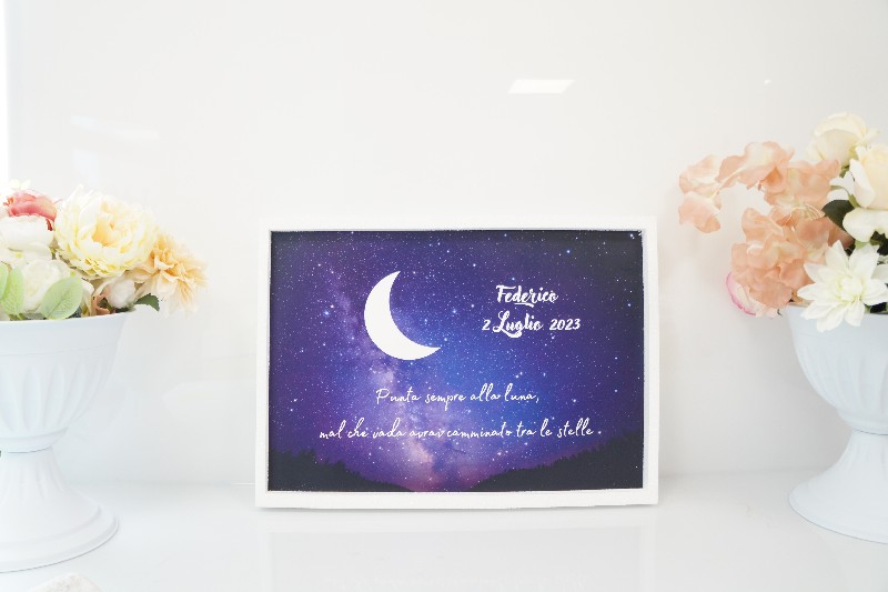 Regali e Bomboniere - Prodotti - TUTTO PARTY E FESTA - CORNICE PERSONALIZZATA 30X50CM POLISTIROLO E STAMPA