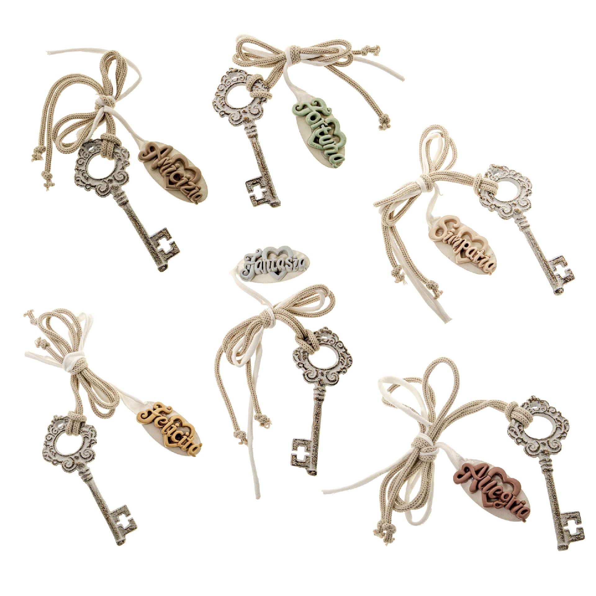 Regali e Bomboniere - Prodotti - Matrimonio - KEY DEL CUORE 