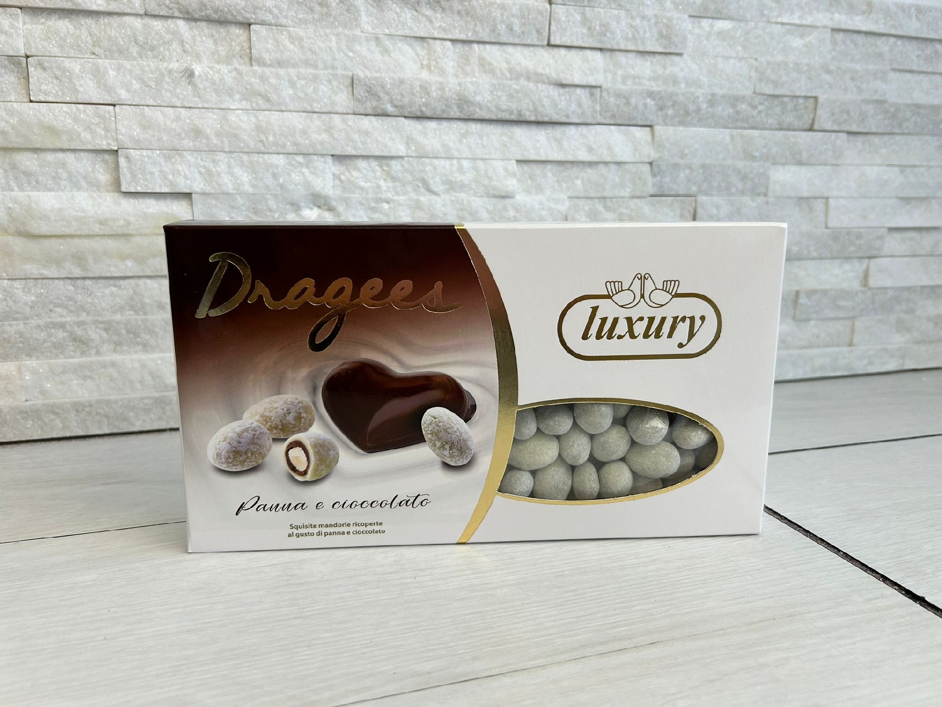 Regali e Bomboniere - Prodotti - CONFETTI BURATTI - 500GR - CONFETTI PANNA E CIOCCOLATO SPOLVERATI
