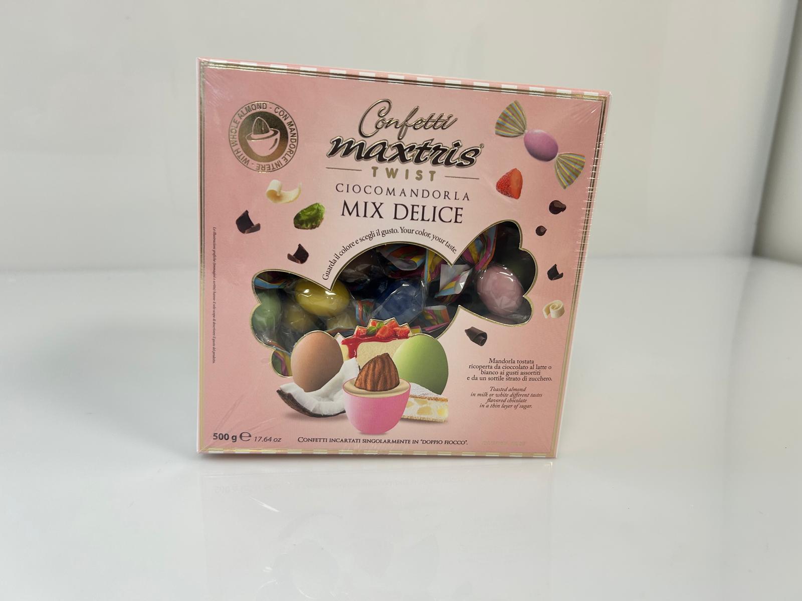 Regali e Bomboniere - Prodotti - CONFETTI MAXTRIS - CONFETTI CADEAUX TWIST MAXTRIS mix DELICE 500gr