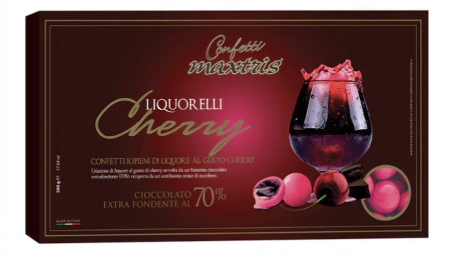 Regali e Bomboniere - Prodotti - CONFETTI MAXTRIS - Confetti Liquorelli Wedding CHERRY 500g