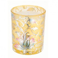 Regali e Bomboniere - Prodotti - Candele da regalo - BICCHIERE CON CERA PROFUMATA 150gr - Foglie giallo Limone