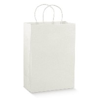 Regali e Bomboniere - Prodotti - Buste bomboniere - SHOPPER CON  350X130X430  BIANCO 