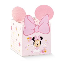 Regali e Bomboniere - Prodotti - Disney Scatoline e Box - CUBO FIO50X50X50 MINNIE BABY FIORI