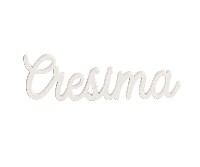 Regali e Bomboniere - Prodotti - Wedding Legno E FOREX - 42,5XH12CM SCRITTA CRESIMA IN LEGNO BIANCO 