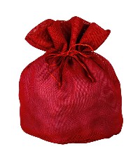 Regali e Bomboniere - Prodotti - Saccotti Porta Confetti - NINA SACCO ROSSO D.25CM H.44CM