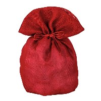 Regali e Bomboniere - Prodotti - Saccotti Porta Confetti - NINA SACCO ROSSO D.23CM H.35CM