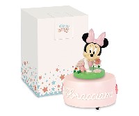 Regali e Bomboniere - Prodotti - Bomboniere Disney e cartoni - CARILLON MINNIE ABBRACCIAMI D.9,5XH.12,5CM