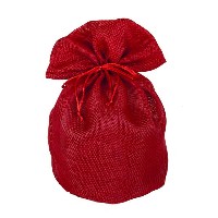 Regali e Bomboniere - Prodotti - Saccotti Porta Confetti - NINA SACCO ROSSO D.18CM H.33CM