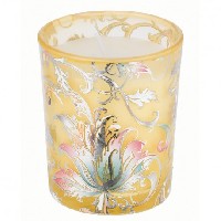 Regali e Bomboniere - Prodotti - Candele da regalo - BICCHIERE CON CERA PROFUMATA 70gr - Foglie giallo Limone