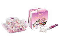 Regali e Bomboniere - Prodotti - Confetti PARTY - VASSOIO CONFETTI TENEREZZE SFUME' ROSA 500GR IMBUSTATI SENZA GLUTINE