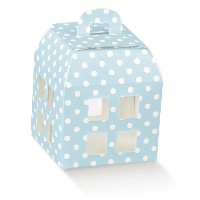 Regali e Bomboniere - Prodotti - Scatoline PORTA CONFETTI - 55X55X60MM LANTERNA  ATELIER AZZURRA *200