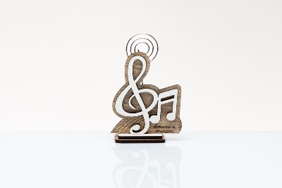 Regali e Bomboniere - Prodotti - Cuorematto SOLIDALE - DEGNAPOSTO H10X6 MUSICA