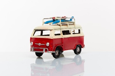 Regali e Bomboniere - Prodotti - Comunione e Cresima - PULMINO L 11CM - ROSSO
