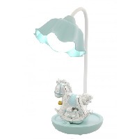 Regali e Bomboniere - Prodotti - BAGUTTA - LAMPADA 15CM  LED CON TOUCH E CAVALLINO AZZURRO