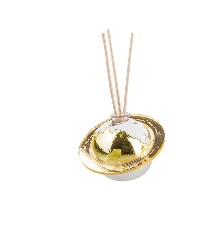 Regali e Bomboniere - Prodotti - Bomboniere Utili - H6cm PROFUMATORE WORLD ORO PLEX con box