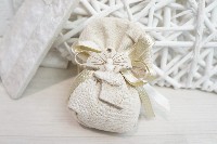 Regali e Bomboniere - Prodotti - Sacri - CROCIFISSO TAO CALICE 5X7CM IN MARMO DI CARRARA RICOMPOSTO LAVORATO A MANO
