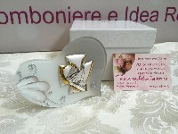 Regali e Bomboniere - Prodotti - Sacri - ICONA MATERNIT CUORE E ARGENTO 8X11CM