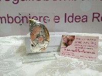 Regali e Bomboniere - Prodotti - OFFERTE DI GENNAIO - ICONA MATERNITA' VELA ARGENTO CON STRASS 7X10CM