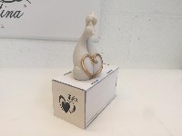 Regali e Bomboniere - Prodotti - Coppie Sposi Fidanzati  - BLUES COPPIA GATTI 9.5 CM CON BOX IN LEGNO