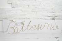 Regali e Bomboniere - Prodotti - Accessori Allestimenti - SCRITTA BATTESIMO LED