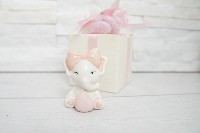 Regali e Bomboniere - Prodotti - Claraluna - ELEFANTE FEMMINA CON FIOCCO 6X4.5X4.5