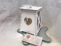 Regali e Bomboniere - Prodotti - Contenitori LEGNO - LANTERNA BOX LEGNO 10.5cm X h13cm
