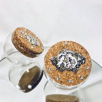 Regali e Bomboniere - Prodotti - Bomboniere Gemelli - SFERA CON TAPPO 6X7CM ANGELI ARGENTO CON BOX