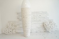 Regali e Bomboniere - Prodotti - Vetro Decorato - VASO VETRO FIDELIS h70cm SANTIAGO CRETE